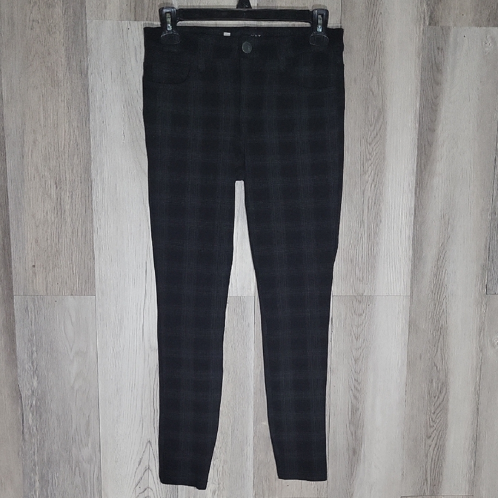🛍Kut From The‎ Kloth Womens 2 Donna Skinny Ankle Pants Plaid Ponte Stretch